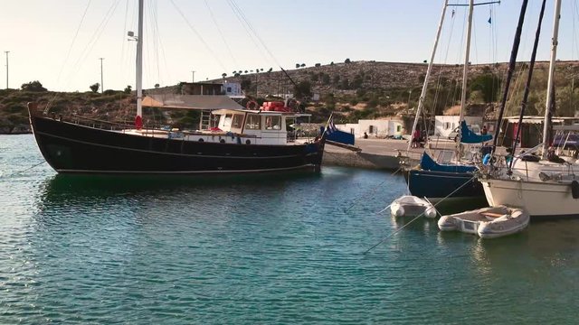 Arki Island - Greece - August 2017 - View of Arki Island by speedboat