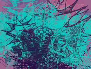 Abstract painting on canvas. Hand made art. Colorful texture. Modern artwork. Strokes of fat paint. Brushstrokes. Contemporary art. Artistic background image.