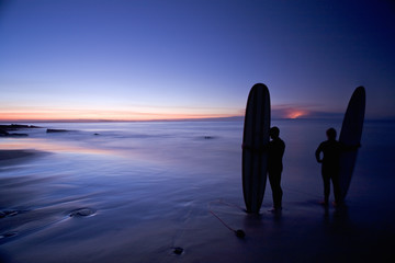 Australia Surfer Sunset Sunshine Coast Queensland