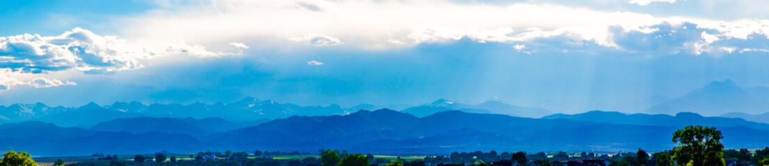 Colorado Rockies Front Range Panoramic View