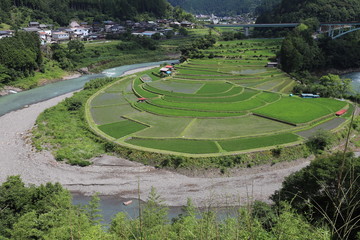 棚田百選　あらぎ島