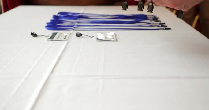 Laying Out Lanyards