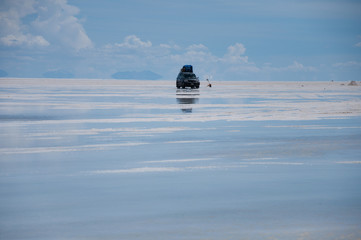 Naklejka premium Salt flats
