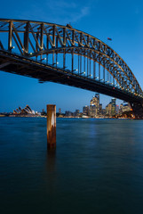 Sydney harbour in the evening