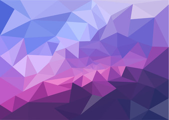 Obraz premium Abstract multicolor polygon triangles for background.