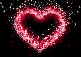 抽象的なハート