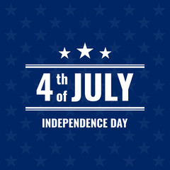 4th of July, Independence Day, vector illustration