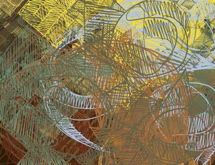 Abstract painting on canvas. Hand made art. Colorful texture. Modern artwork. Strokes of fat paint. Brushstrokes. Contemporary art. Artistic background image.