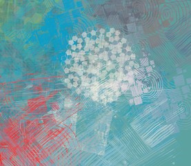 Abstract painting on canvas. Hand made art. Colorful texture. Modern artwork. Strokes of fat paint. Brushstrokes. Contemporary art. Artistic background image.