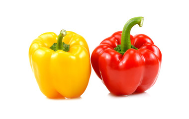 sweet pepper on white background