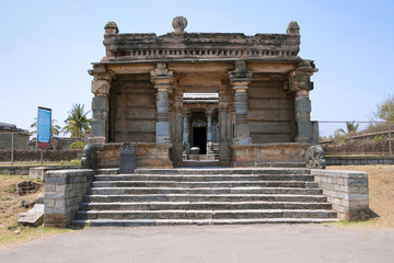 Entrance gate of the Basadi Halli jain temple complex, Karnataka