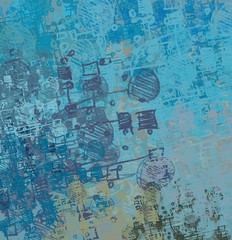 Abstract painting on canvas. Hand made art. Colorful texture. Modern artwork. Strokes of fat paint. Brushstrokes. Contemporary art. Artistic background image.