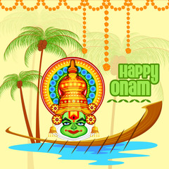 Happy Onam Festival Background