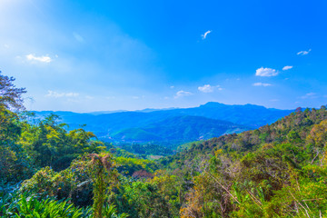 at Doi Pha Mee view point you can see Doi Nangnon in Maesai Chiang Rai shape of mountains look like women sleeping. inside of Doi Nang Non have big and long cave childrens lost in this cave.