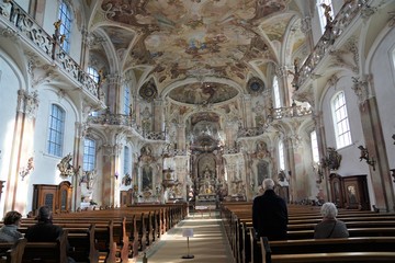 Kirche auf der Halbinsel Birnau am Bodensee