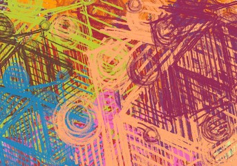 Abstract painting on canvas. Hand made art. Colorful texture. Modern artwork. Strokes of fat paint. Brushstrokes. Contemporary art. Artistic background image.