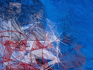 Abstract painting on canvas. Hand made art. Colorful texture. Modern artwork. Strokes of fat paint. Brushstrokes. Contemporary art. Artistic background image.