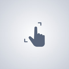 Obraz premium Gesture expand icon