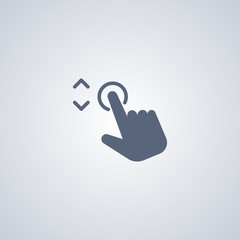 Touch pressing icon