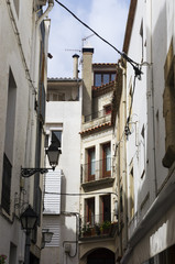 The streets of the ancient city of Tossa