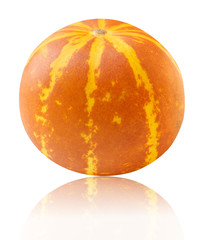 Muskmelons isolated on white background