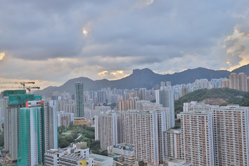Cha Liu Au Ping Shan view of kowloon