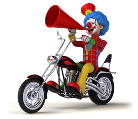 Obraz na płótnie Canvas Fun clown - 3D Illustration