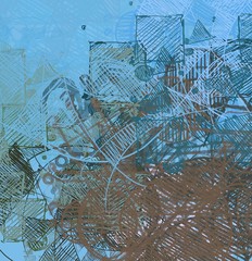 Abstract painting on canvas. Hand made art. Colorful texture. Modern artwork. Strokes of fat paint. Brushstrokes. Contemporary art. Artistic background image.