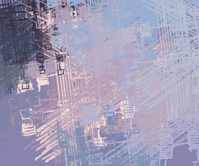 Abstract painting on canvas. Hand made art. Colorful texture. Modern artwork. Strokes of fat paint. Brushstrokes. Contemporary art. Artistic background image.