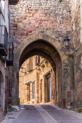Fototapeta premium Arch in the historic center of Atienza, Spain
