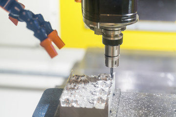CNC machining center cutting mold