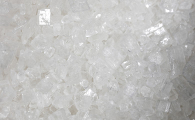 White granulated sugar as a background