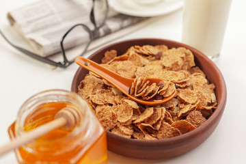 Bowl of healthy muesli