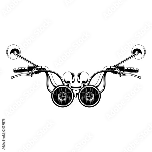 "motorcycle steering wheel" Stock image and royaltyfree vector files