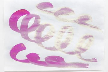 Abstract purple watercolor background .