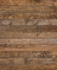 Vintage rustic old wooden planks texture vertical background flatlay