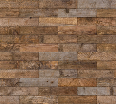 Seamless wooden planks texture background flatlay