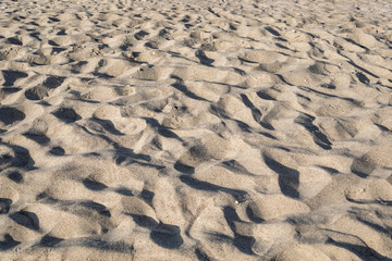 sand texture on the beach