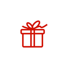 Gift box icon template
