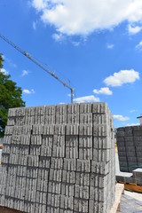 Fototapeta premium Pflasterstein Gehweg, Strasse