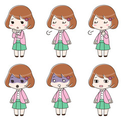 オフィスカジュアルの女性　ポーズ集