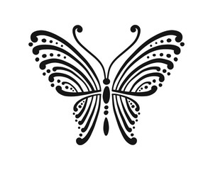 Ornate butterfly for your design