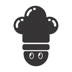 chef logo. hat icon. restaurant symbol. vectro eps 08.