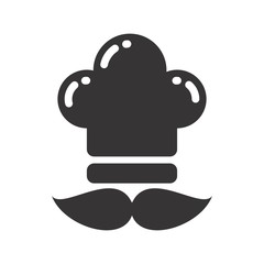 chef logo. hat icon. restaurant symbol. vectro eps 08.