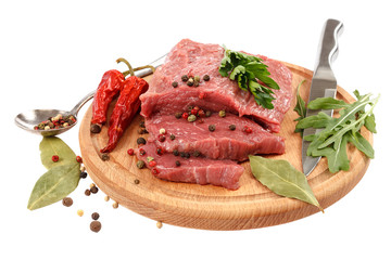 Meat fresh isolated on a white background