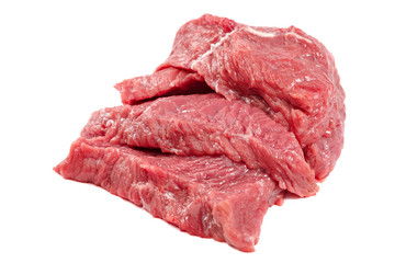 Meat fresh isolated on a white background
