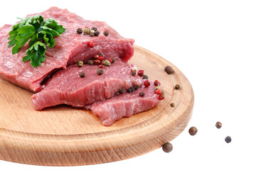 Meat fresh isolated on a white background