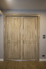 wood door luxury style