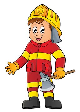 Firefighter man image 1