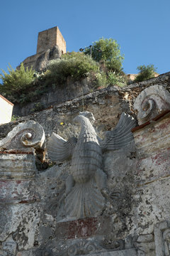 Stone Eagle Stone Sculpture
